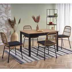 Masa extensibila Halmar Greg 124/168cm (Wotan Oak/Black)