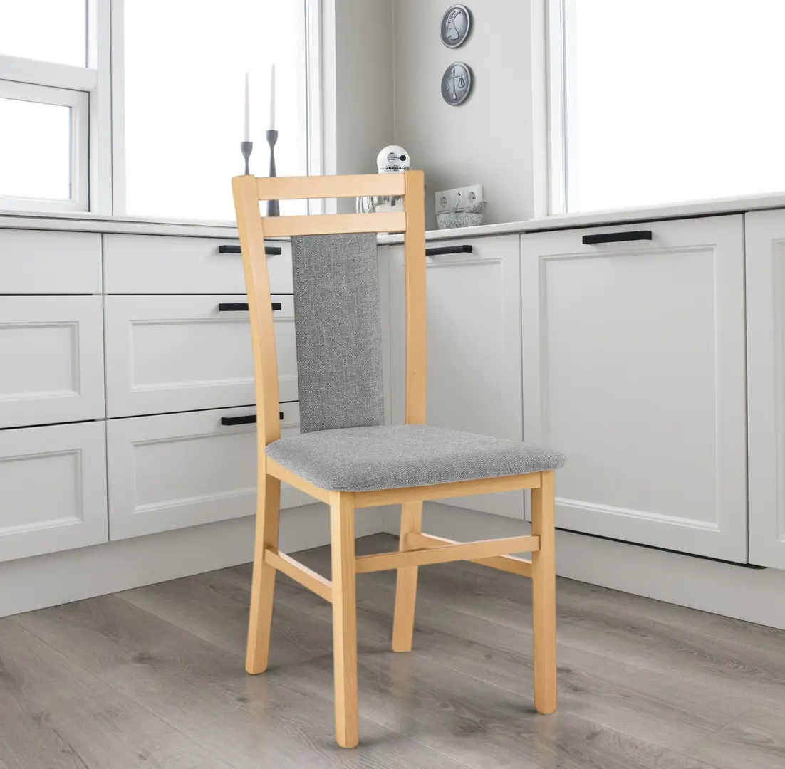 Scaun Halmar Hubert 8 (Honey Oak/Gray)