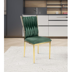 Стул Halmar K436 (Green Dark/Gold) Thumb