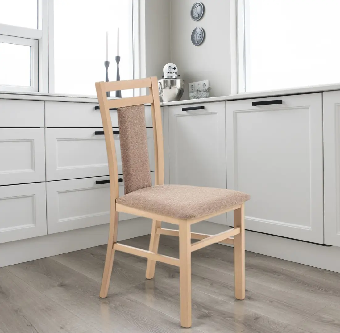 Стул Halmar Hubert 8 (Sonoma Oak/Beige)