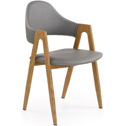Стул Halmar K247 (Gray/Honey Oak) Thumb