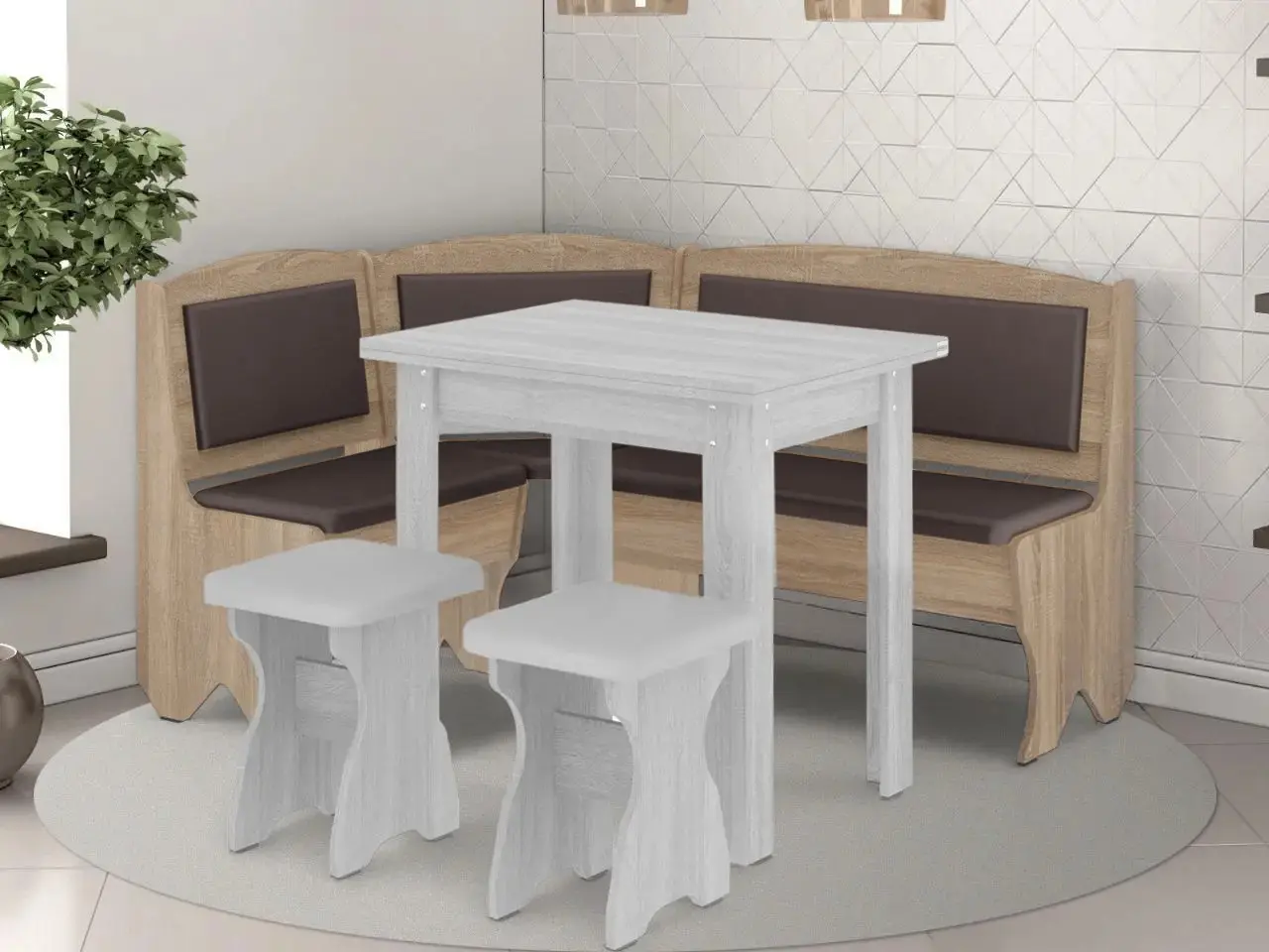 Coltar de bucatarie Пехотин Imperator (Sonoma Oak/Brown)