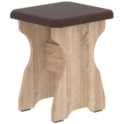 Taburet Пехотин №1 (Sonoma Oak/Brown)