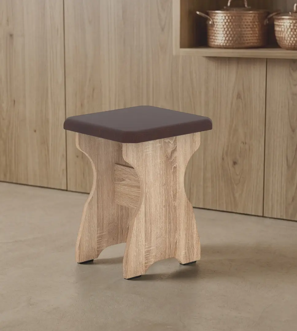 Taburet Пехотин Nr.1 (Sonoma Oak/Brown)
