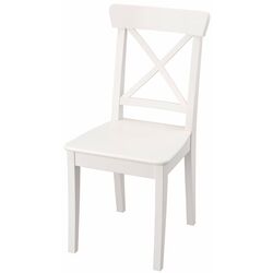 Set masa scaune Ikea Danderyd/Ingolf 74/134x80cm 1+2 (Furnir stejar/Alb) Thumb