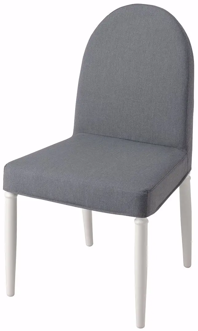 Обеденный набор Ikea Danderyd/Vissle 74/134x80см 1+2 (Шпон дуба/Белый/Серый)