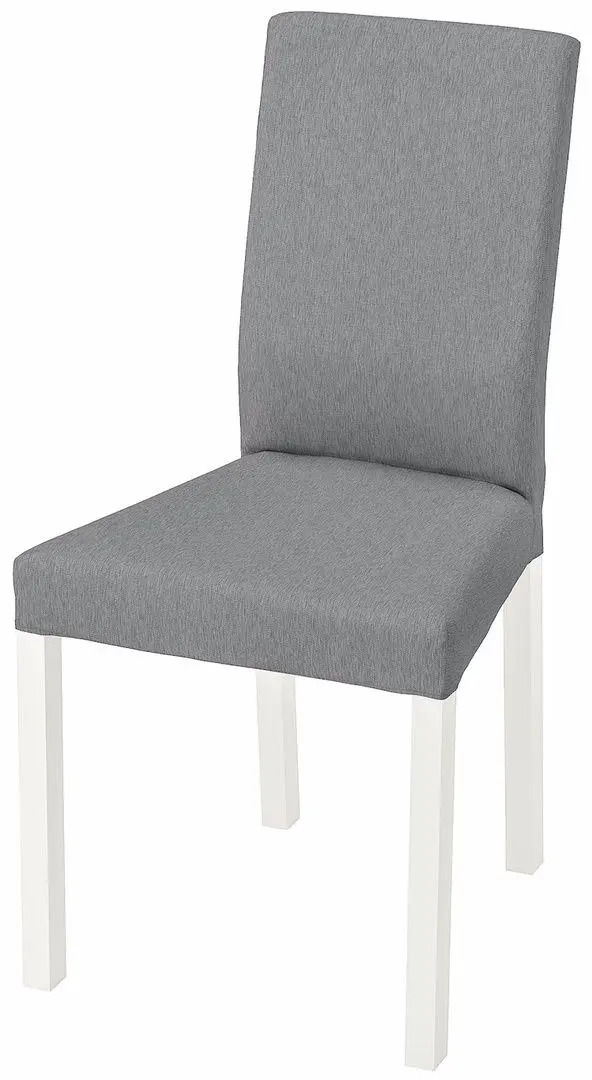 Обеденный набор Ikea Norberg/Kattil/Knisa 1+2 (Белый/Серый)