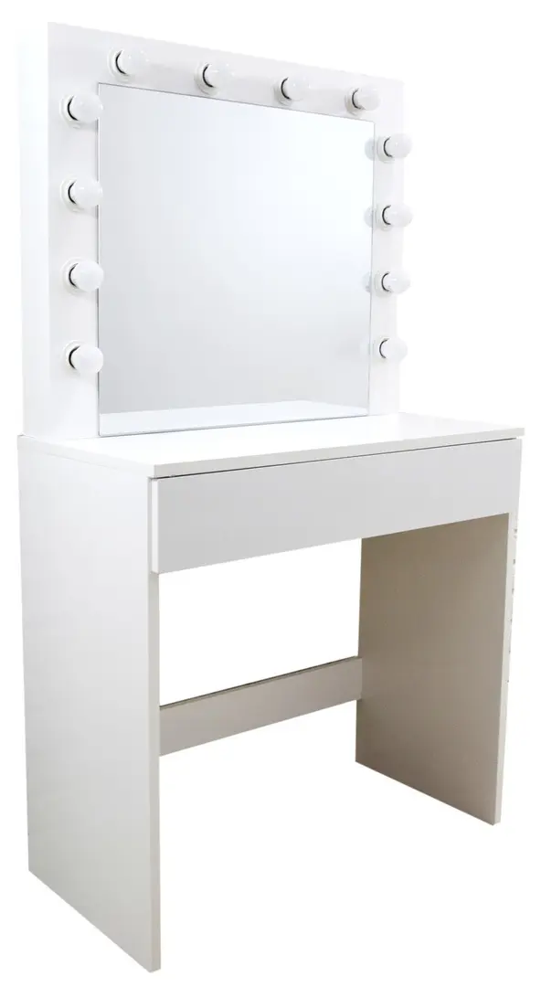 Masa de toaleta Chomik PHO9452 cu LED iluminare (White)