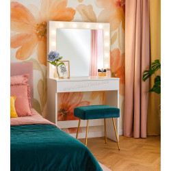 Masa de toaleta Chomik PHO9452 cu LED iluminare (White)