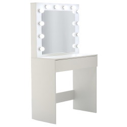 Masa de toaleta Chomik PHO9452 cu LED iluminare (White) Thumb