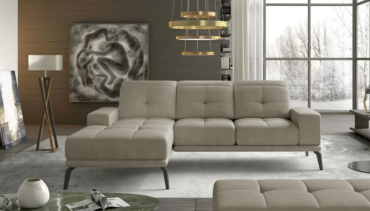 Диван угловой Eltap Torrense Paros 02 Left (Beige)