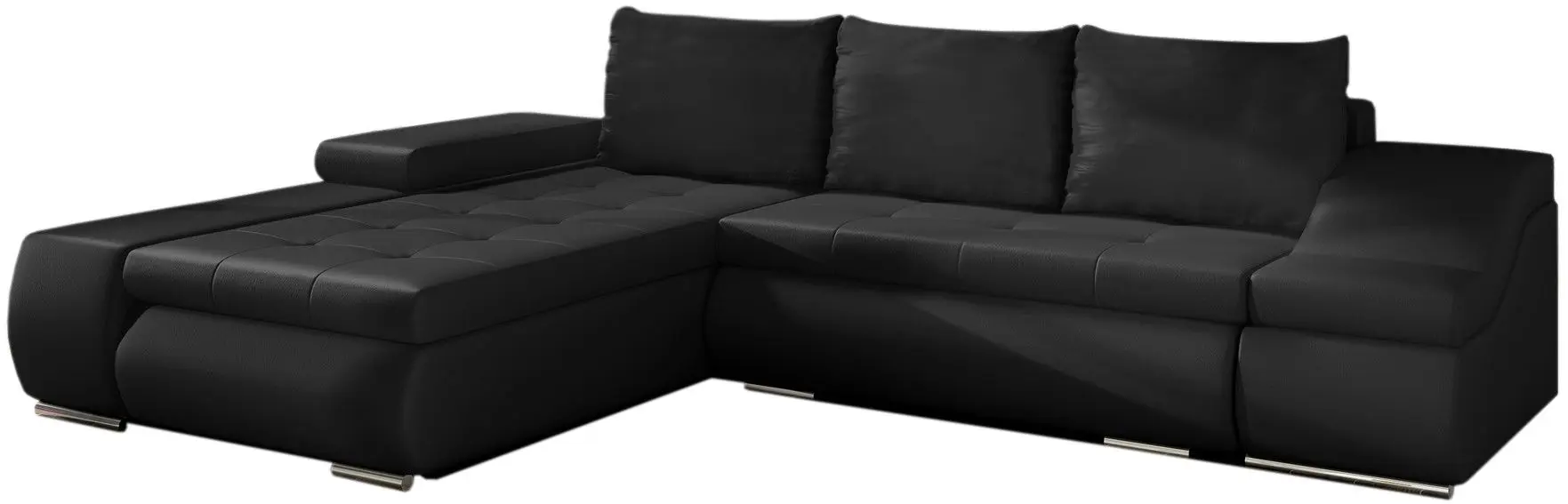 Диван угловой Eltap Ontario Soft 11 Left (Black) - 2