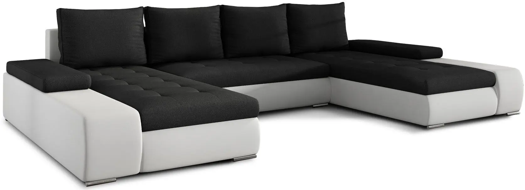 Диван П-образный Eltap Marino Sawana 14/Soft 17 (Black/White) - 2