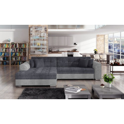 Диван угловой Eltap Sorento Paros 06/Paros 05 Left (Graphite/Gray Light)