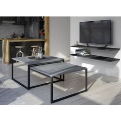 Set mese pentru reviste Eltap Nevio (Beton)