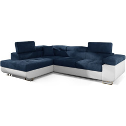 Диван угловой Eltap Anton Kronos 09/Soft 17 Left (Blue/White) Thumb