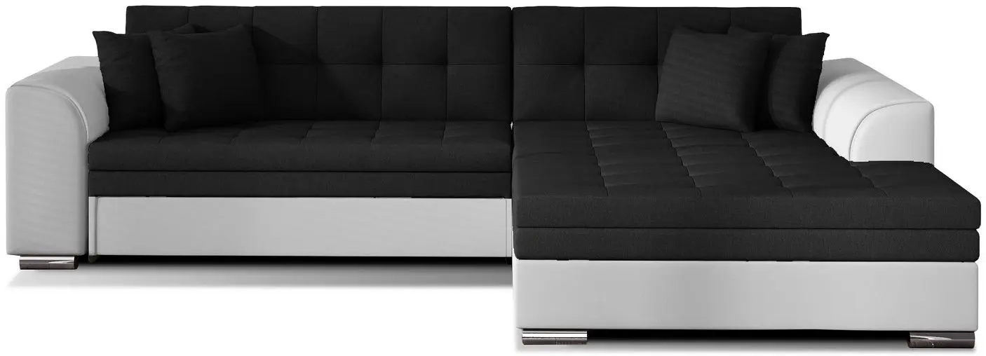 Диван угловой Eltap Sorento Sawana 14/Soft 17 Right (Black/White) - 3