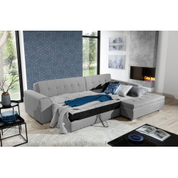 Диван угловой Eltap Sorento Sawana 14/Soft 17 Right (Black/White) Thumb