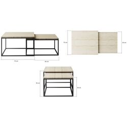 Set mese pentru reviste Eltap Clar (Sonoma Oak) Thumb