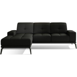 Canapea de colt Eltap Torrense Sawana 14 Left (Black) Thumb