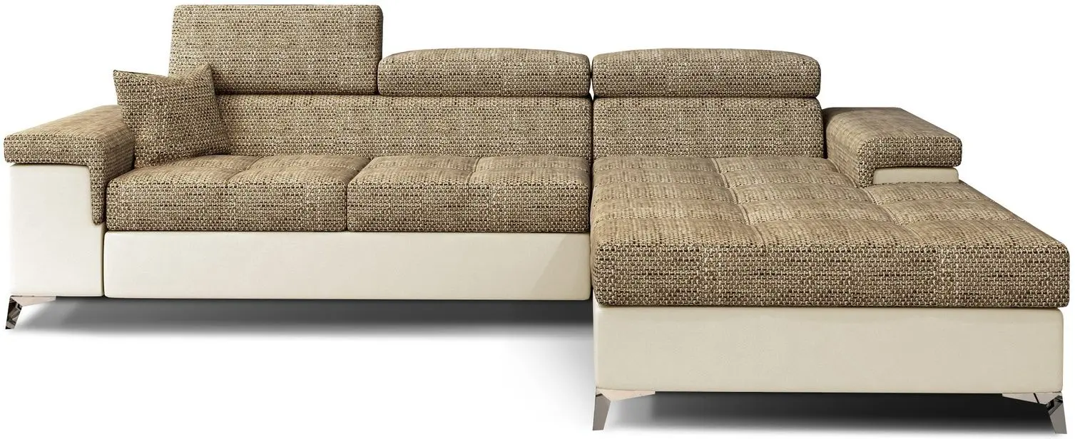 Canapea de colt Eltap Ricardo Berlin 03/Soft 33 Right (Beige/Cream) - 2