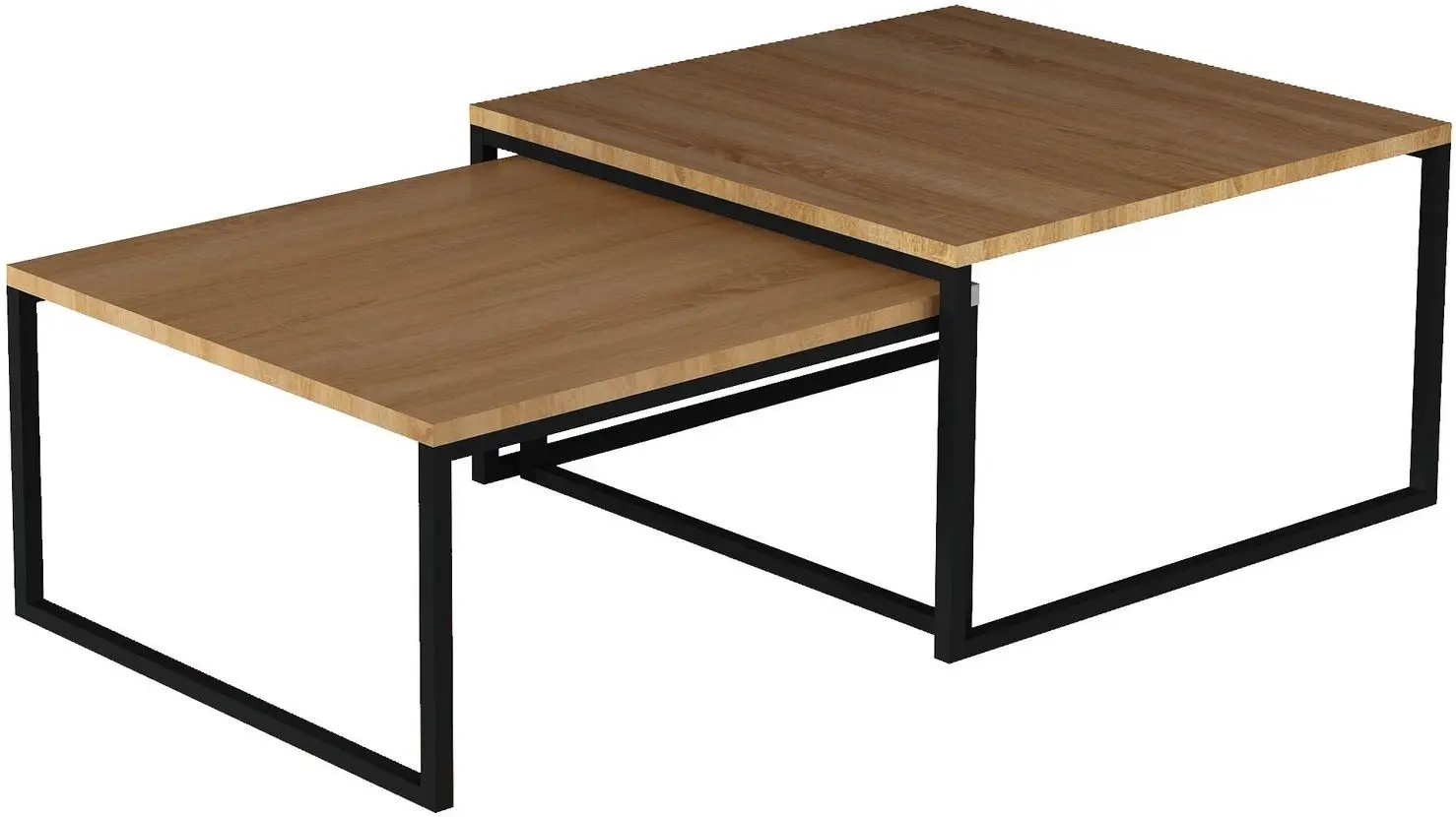 Set mese pentru reviste Eltap Nevio (Walnut Burgundy)