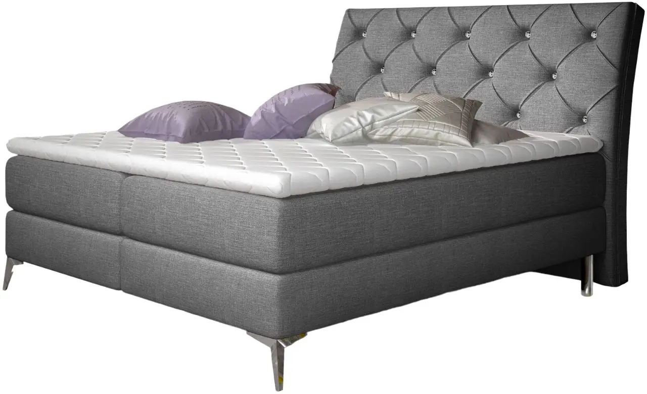 Pat Eltap Adel Sawana 05 cu mecanism de ridicare 140x200 (Dark Gray)