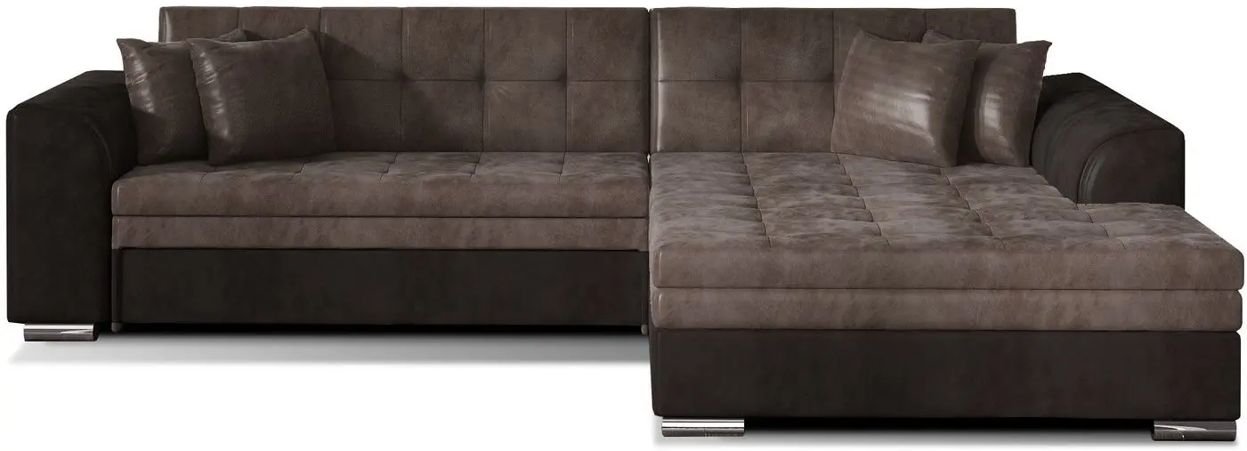 Canapea de colt Eltap Sorento Monolith 09/Monolith 29 Right (Brown Light/Brown Dark) - 2