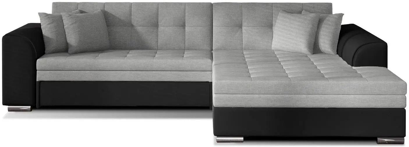 Диван угловой Eltap Sorento Sawana 21/Soft 11 Right (Gray/Black) - 2