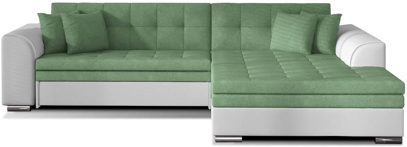 Диван угловой Eltap Sorento Soro 34/Soft 17 Right (Green/White) - 2