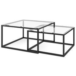 Set masute pentru reviste Eltap Cloue (Black/Transparent) Thumb