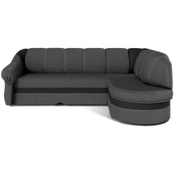 Canapea de colt Eltap Benano Sawana 05/Soft 11 Right (Gray Dark/Black) Thumb