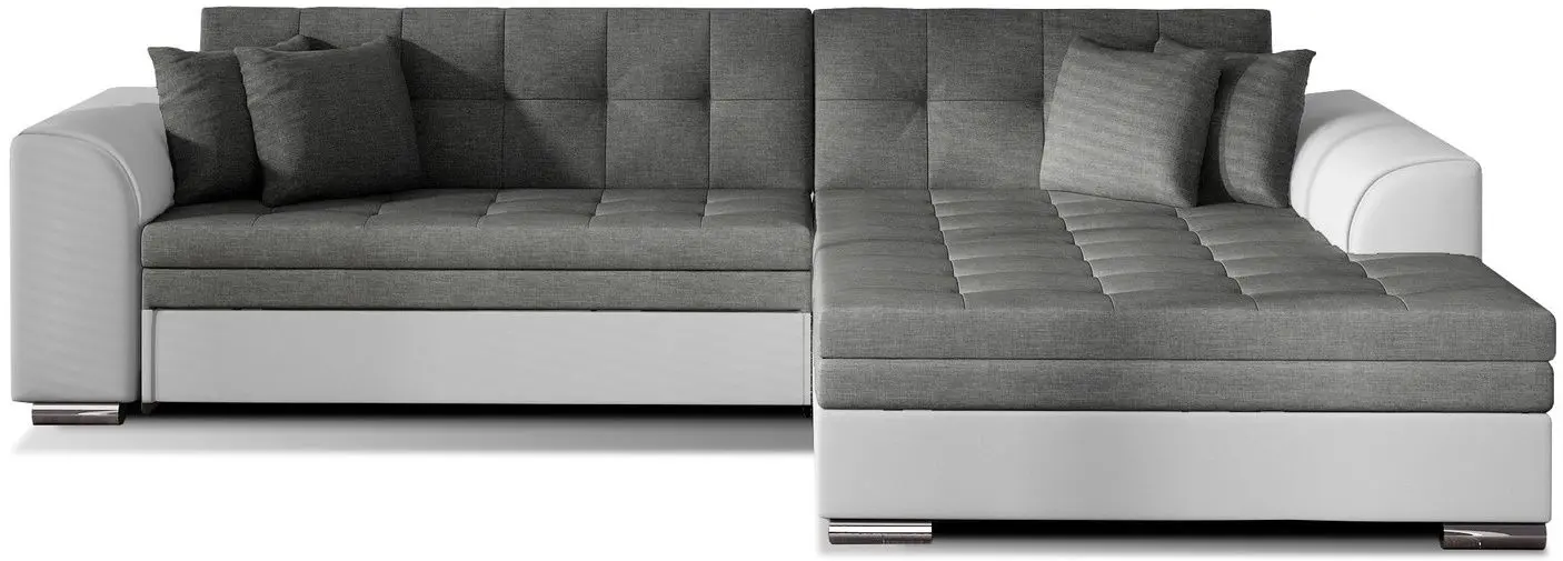 Canapea de colt Eltap Sorento Sawana 05/Soft 17 Right (Dark Gray/White) - 2