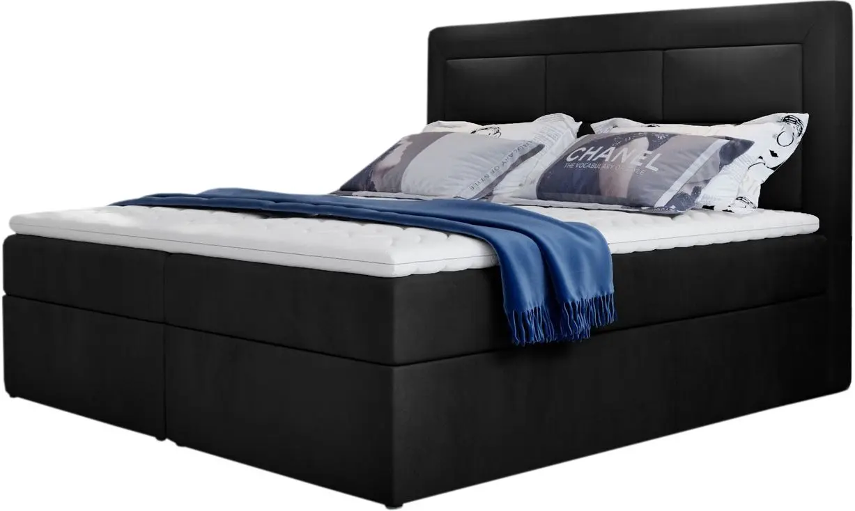 Pat Eltap Vivre Matt Velvet 99 cu mecanism de ridicare 180x200 (Black)