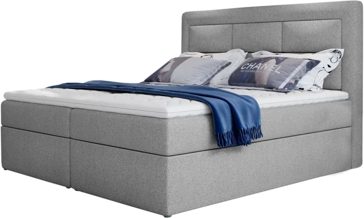 Pat Eltap Vivre Grande 81 cu mecanism de ridicare 180x200 (Light Gray)