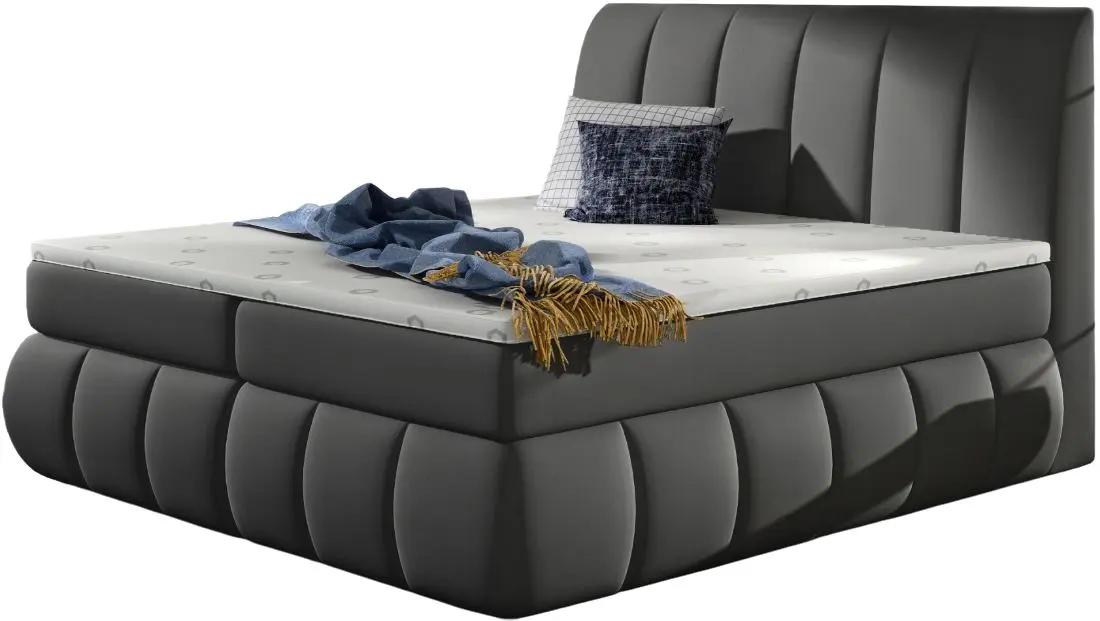 Pat Eltap Vincenzo Soft 29 cu mecanism de ridicare 160x200 (Dark Gray)