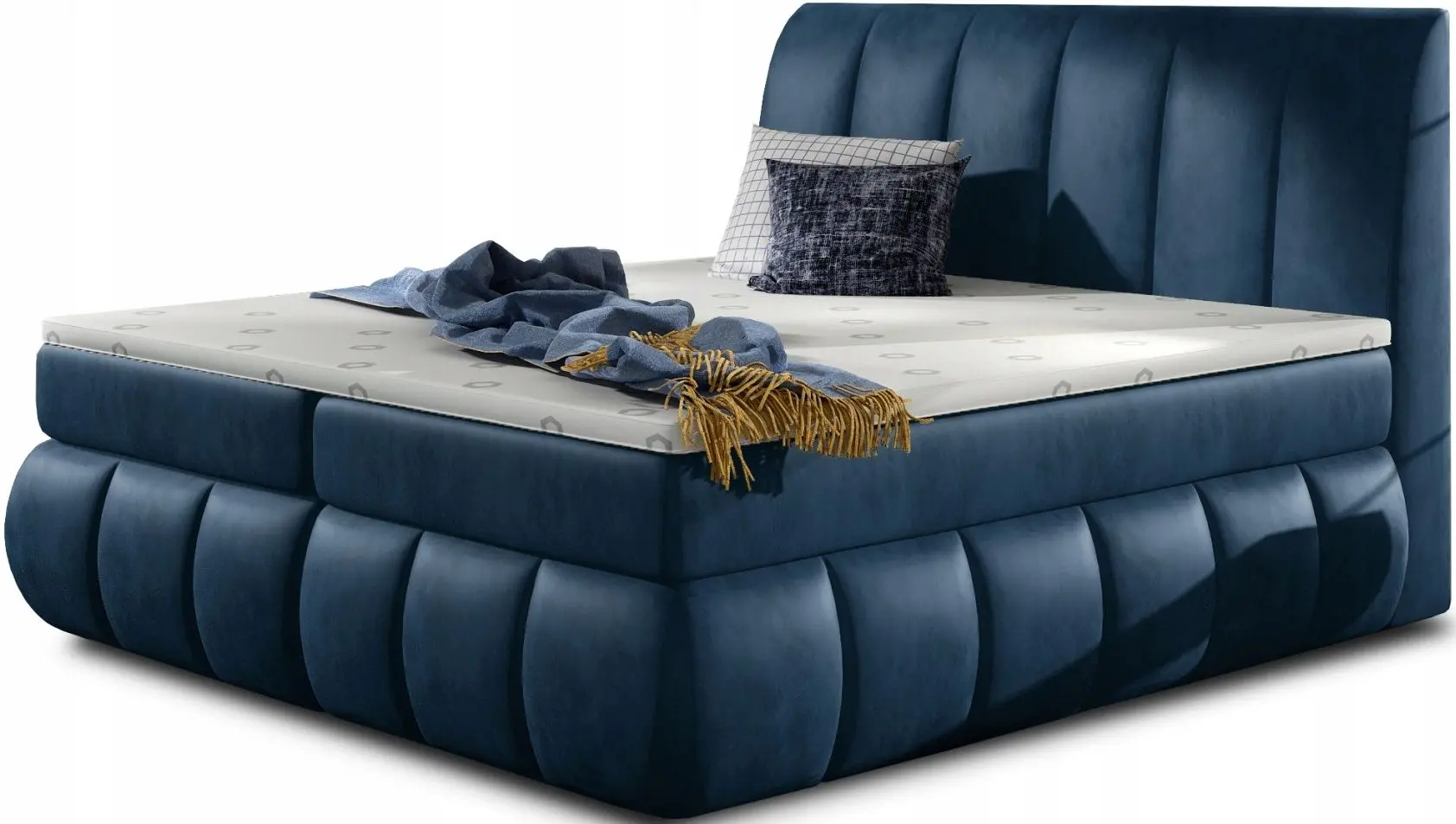 Pat Eltap Vincenzo Monolith 77 cu mecanism de ridicare 160x200 (Blue)