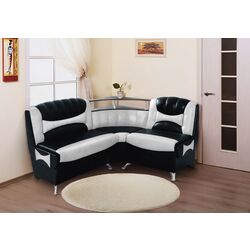 Кухонный уголок Modern Samba 2230/2300 (Black/Snow White)