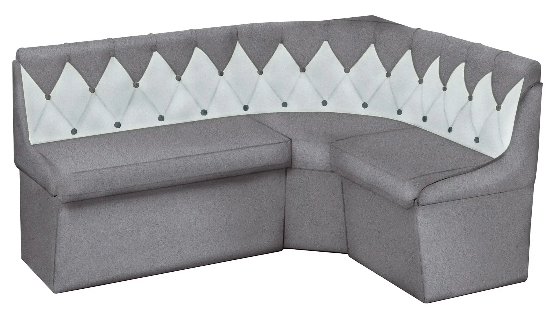 Coltar de bucatarie Modern Orion 2232/2300 (Light Gray/Snow White)