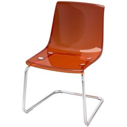 Обеденный набор Ikea Morbylanga/Tobias 140x85см 1+4 (Коричневый дубовый шпон/Красно-коричневый) Thumb