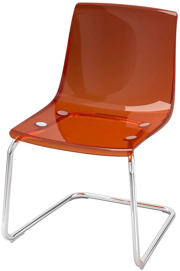 Обеденный набор Ikea Morbylanga/Tobias 140x85см 1+4 (Коричневый дубовый шпон/Красно-коричневый)