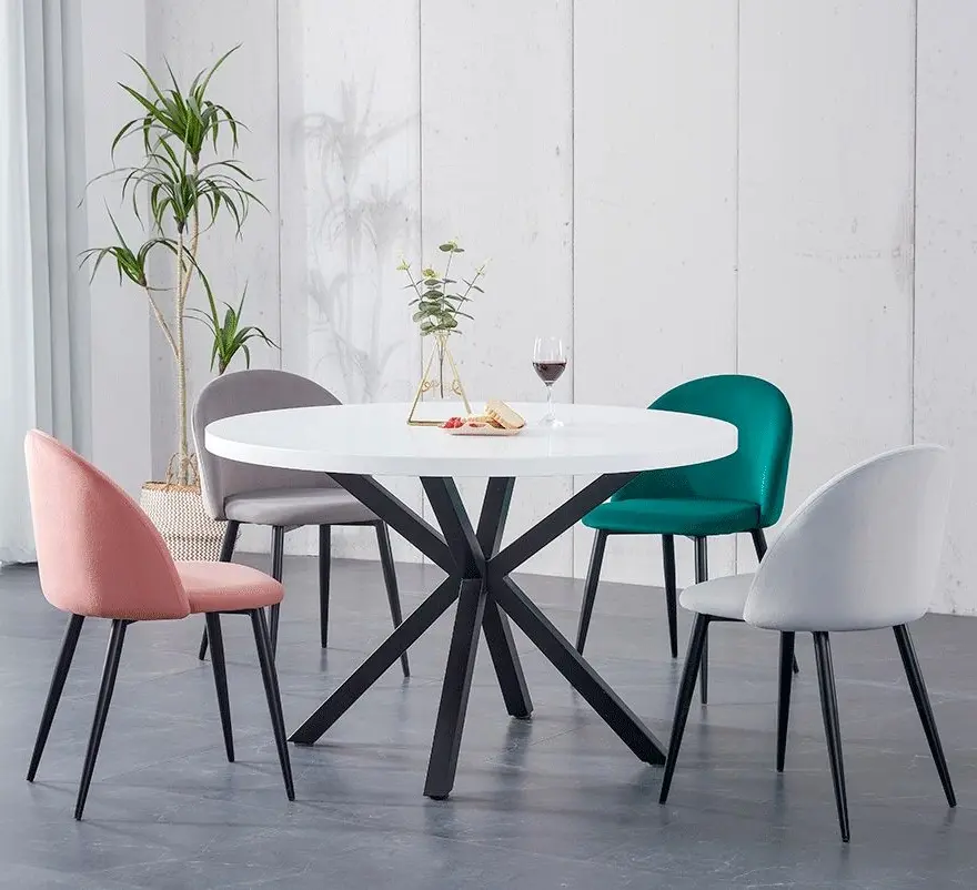 Masa Tempo Kondela Medor (White Matt/Black)