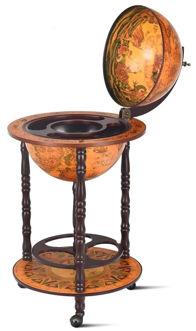 Барный сервировочный стол Costway HW57074 (Brown)