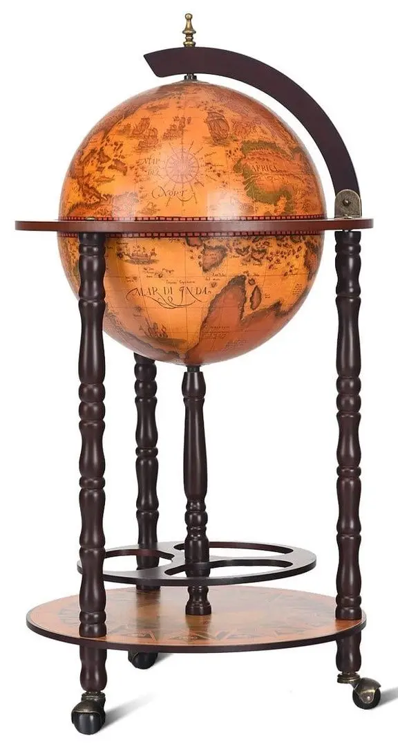 Барный сервировочный стол Costway HW57074 (Brown)