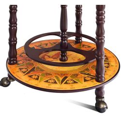 Барный сервировочный стол Costway HW57074 (Brown) Thumb