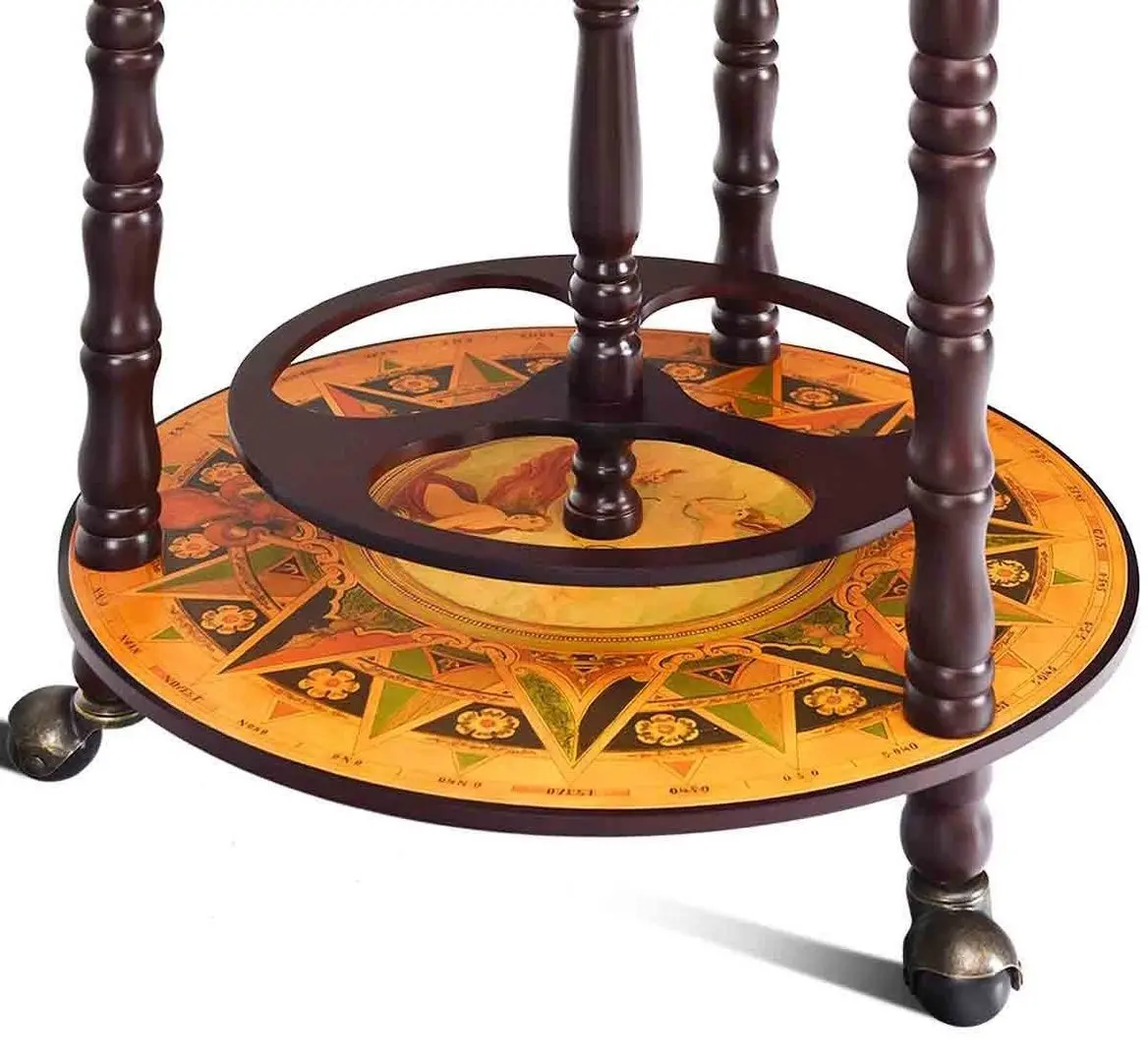 Барный сервировочный стол Costway HW57074 (Brown)