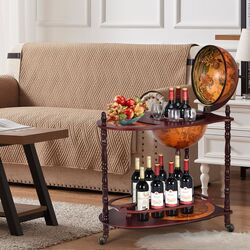 Masa de servit bar Costway HW51940 (Brown)