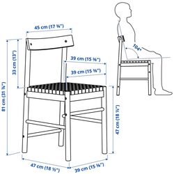 Set masa scaune Ikea Nackanas 80cm 1+4 (Acacia) Thumb
