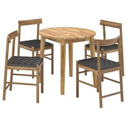 Set masa scaune Ikea Nackanas 80cm 1+4 (Acacia) Thumb