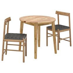 Set masa scaune Ikea Nackanas 80cm 1+2 (Acacia) Thumb